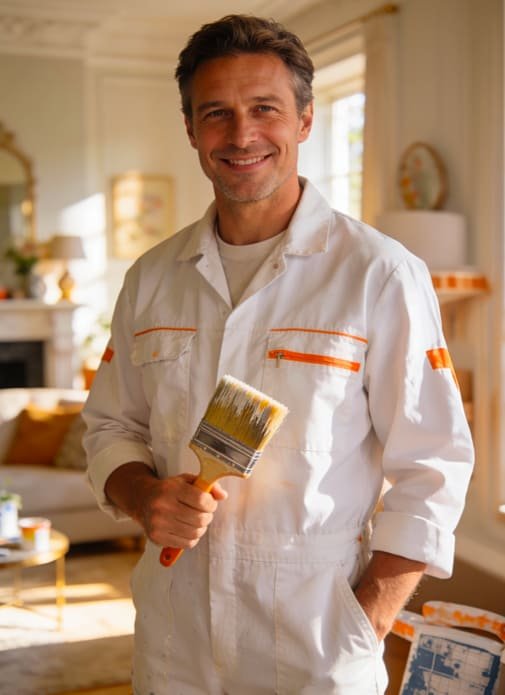 artisan peintre à VIllefrance de Rouergue chez Esprit Rouergue Peinture